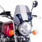 Bugspoiler - Universal Motorcycle Screen for Naked Bikes: Light Grey M0869H
