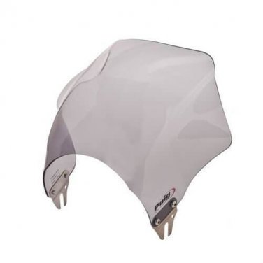 Raptor - Universal Motorcycle Screen for Naked Bikes: Light Grey M0013H