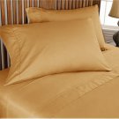 1000TC Egyptian Cotton Gold Twin Fitted Sheet