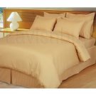 1000TC Egyptian Cotton Gold Stripe Twin XL Flat Sheet