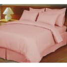 1000TC Egyptian Cotton Pink Stripe Twin XL Flat Sheet