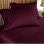 1000TC Egyptian Cotton Wine California King Flat Sheet