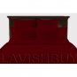 1000TC Egyptian Cotton Burgundy California King Flat Sheet