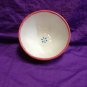 Peach ceramic bowl