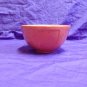 Peach ceramic bowl