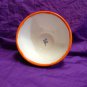 Orange ceramic bowl