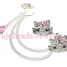 Hello Kitty Rhinestone Swarovski Ear Cuff