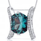 5 cts Fancy Cut Alexandrite Sterling Silver Pendant