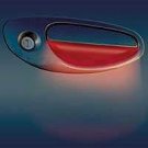 Red LED lighting for your door handle by PlasmaGlow