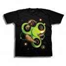 Boys Graphic Tee Sloth Hugging Spinner Youth Softspun T-shirt Size L