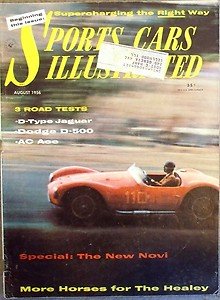 1956 Aug SCI DODGE D-500 CUSTOM ROYAL D-Type JAGUAR AC ACE