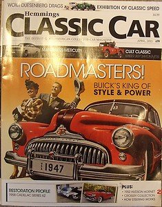 1967 MERCURY CYCLONE 1949 BUICK ROADMASTER 1958 CADILLAC CONV 1952 HUDSON HORNET
