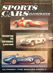 1959 CORVETTE LISTER-CHEVY SADLER MK 3 MGTD-CHEVY FERRARI-CHEVY JAGUAR-CHEVY