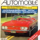 1954 KAISER-DARRIN  1960-69 CORVAIR 1951-58 BELVEDERE '41 FORD 1949 TRIUMPH 2000