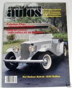 SIA 1928 PACKARD 1964 OLDS JETSTAR 1934 RAILTON