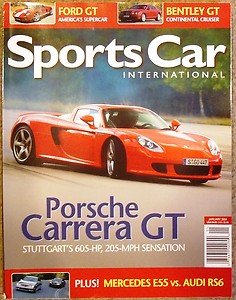 PORSCHE CARRERA GT BENTLEY CONTINENTAL GT FORD GT M-B CL65 AMG  CADDILAC CTS-V