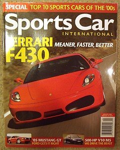 FERRARI F430 2005 BMW M5 FORD MUSTANG GT PORSCHE CARRERA GT LOTEC SIRIUS MAZDA R