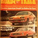 1975 R&T MONZA 2+2 MUSTANG II CROSLEY DATSUN 280Z FORD GRANADA MAZDA 808 M-B 300