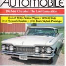 1959-60 OLDSMOBILE 1963-64 CHRYSLER 1946-65 WILLYS 1970-91 STUTZ 1932 PLYMOUTH