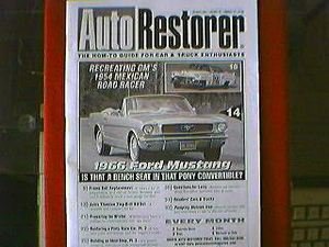 AUTO RESTORER 1966 FORD MUSTANG  1968 FORD MUSTANG RESTORATION PINTO RACE CAR