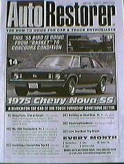AUTO RESTORER 1975 CHEVY NOVA SS 1955 THUNDERBIRD 1968 FORD MUSTANG RESTORE 8/06