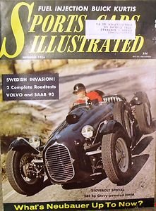 1956 Sep SCI VOLVO PV 444 SAAB 93 MERCEDES-BENZ 190 SL KURTIS-BUICK