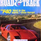 1987 R&T PONTIAC FIERO TOYOTA MR2 THUNDERBIRD V-8 FERRARI F40 BMW 325i MAZDA 626