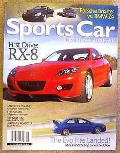 MAZDA RX-8 BMW Z4 PORSCHE VBOXSTER MERCEDES-BENZ E55 AMG BMW 3.5 csl VW GOLF R32