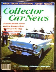 NOVEMBER 1993 COLLECTOR CAR NEWS