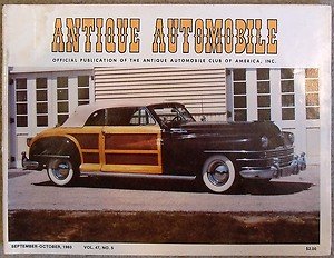 AACA SEP-OCT 1983 KISSELKAR TRUCKS 1909-1910 MAXWELL 1941 CHRYSLER HIGHLANDER