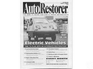 AUTO RESTORER ELECTRIC VEHICLES      09/03