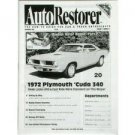 AUTO RESTORER- 1972 PLYMOUTH BARRACUDA            11/99