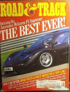 1994 R&T 1995 VW GTI VR6 LEXUS LS 400 CADILLAC ELDORADO LEXUS SC 400 LINCOLN MK8