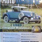 AUTO RESTORER 1929 CHRYSLER SERIES 75 ROADSTER MG-T SERIES  M38 ARMY JEEP