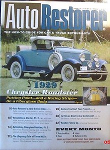AUTO RESTORER 1929 CHRYSLER SERIES 75 ROADSTER MG-T SERIES  M38 ARMY JEEP