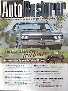 Auto Restorer 1951 WILLYS M38 JEEP  1967 BUICK WILDCAT