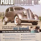 AUTO RESTORER 1937 GRAHAM  1950 PLYMOUTH DELUXE  TUNING A 1948 PACKARD   04/12
