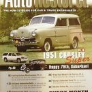Auto Restorer 1951 CROSLEY SUPER WAGON CHEVROLET's SUBURBAN FORD MODEL "A" 9/10