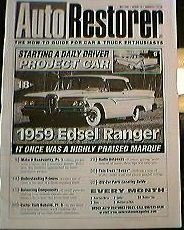 AUTO RESTORER- 1959 EDSEL RANGER          05/04