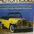 1948-51 JEEPSTER ALFA ROMEO 1940 BUICK 1956 DESOTO 1962-63 OLDS F-85 1956 DESOTO