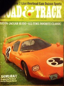 1967 R&T LOTUS ELAN S/E DATSUN 2000 SPORTS BRE SAMURAI JAGUAR S-100 AUBURN REPLI