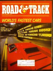1984 R&T 1955 PORSCHE SPEEDSTER TOYOTA COROLLA GT-S HONDA CIVIC WAGON M-B 190E