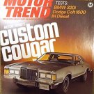 1977 BMW 320i DODGE COLT 1600 IH TERRA DIESEL MONZA SUPER SPYDER II PIERCE-ARROW