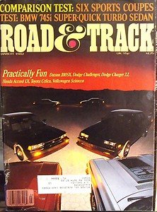 1982 R&T BMW 745i 1911 DELAGE DATSUN 200SX DODGE CHALLENGER DODGE CHARGER