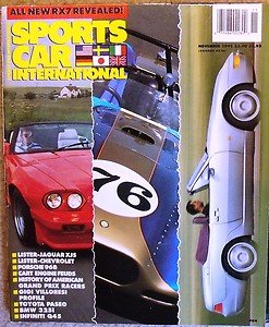LISTER JAGUAR XJS LISTER CHEVROLET PORSCHE 968 BMW 325i INFINITI Q45 MAZDA RX-7