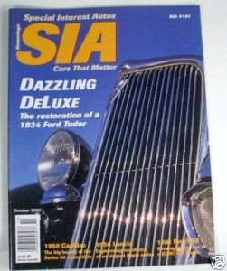 SIA 1924 STUDEBAKER 1934 FORD TUDOR 1950 CADILLAC 62