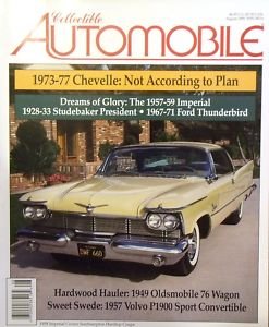 1928-33 STUDEBAKER 1973-77 CHEVELLE VOLVO P1900