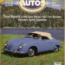 SIA 1949 BUICK RIVIERA 1954 PORSCHE SPEEDSTER 1957 FORD