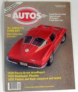 SIA 1963 STING RAY 1935 STUDEBAKER 1929 PIERCE-ARROW