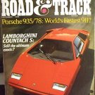 R&T DEC 1978 LAMBORGHINI CONTACH S PORSCHE 928 AUTO JAGUAR XJ6L TVR TAIMAR